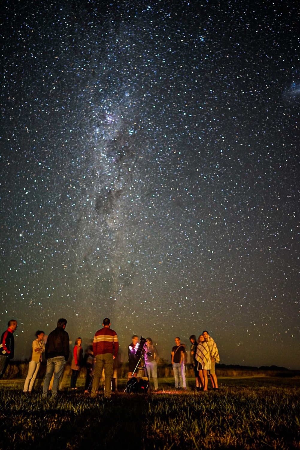 Vía Láctea sobre los esteros - astroturismo