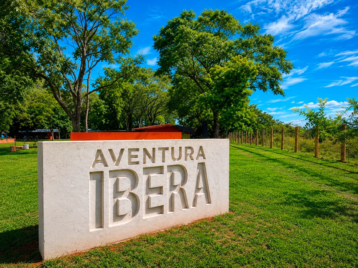 Aventura Iberá  -  entrada al sector de actividades
