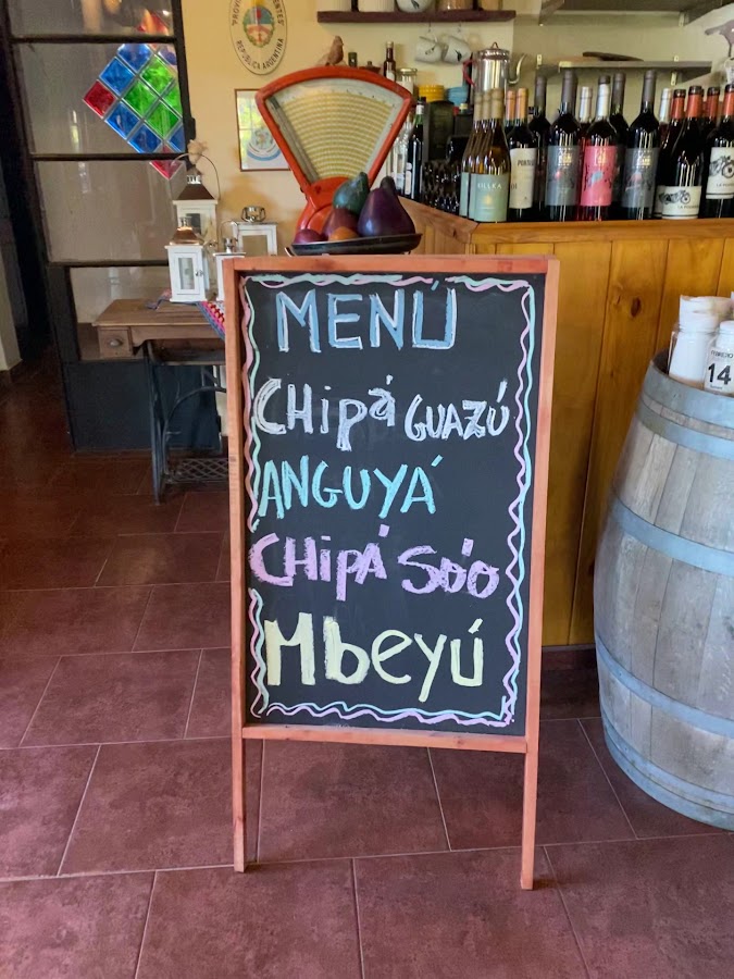 Menú del día: chipá guazú, anguyá, chipá so'o y mbeyú