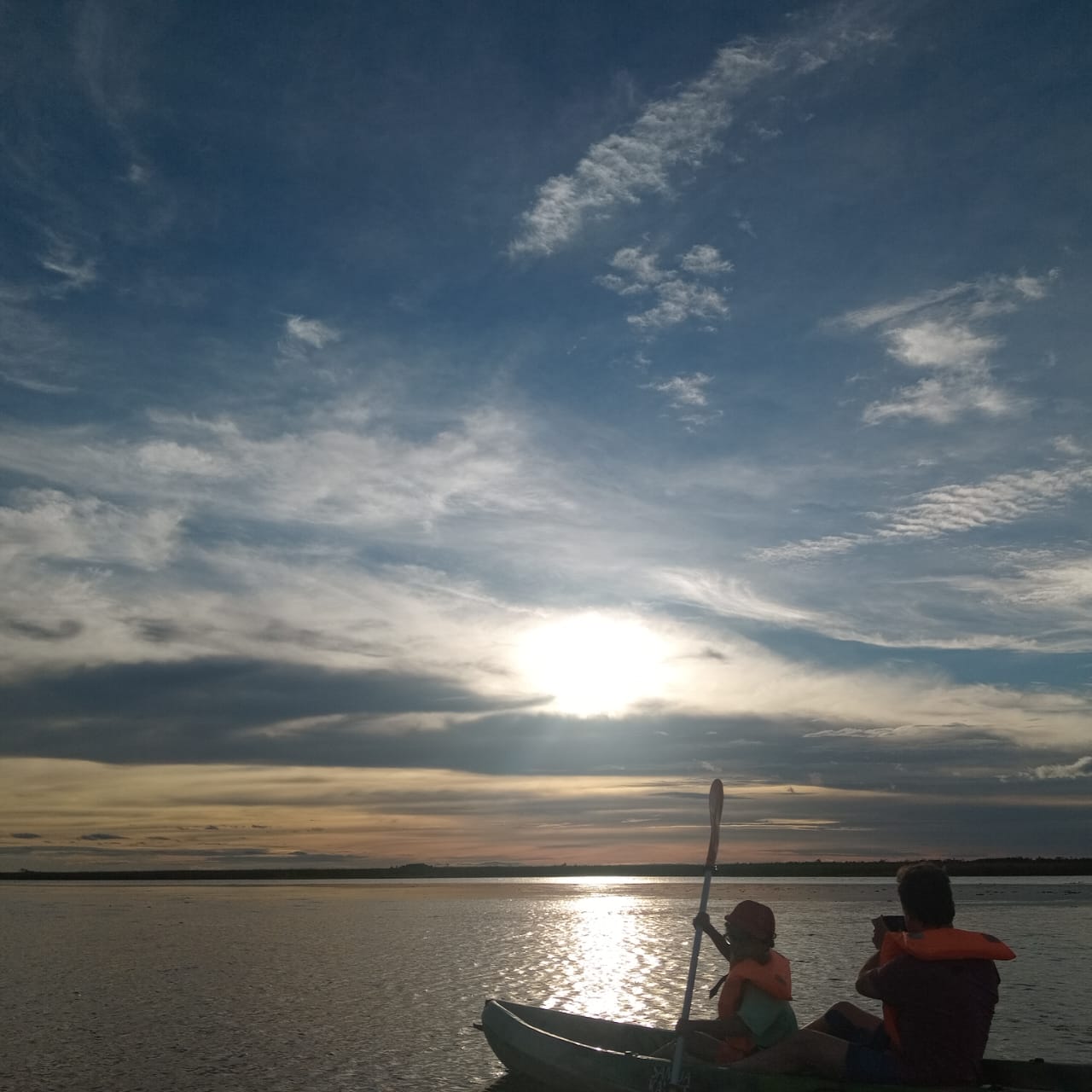 Kayak al atardecer en los Esteros del Iberá  -  Campo Alegre, Caá Catí