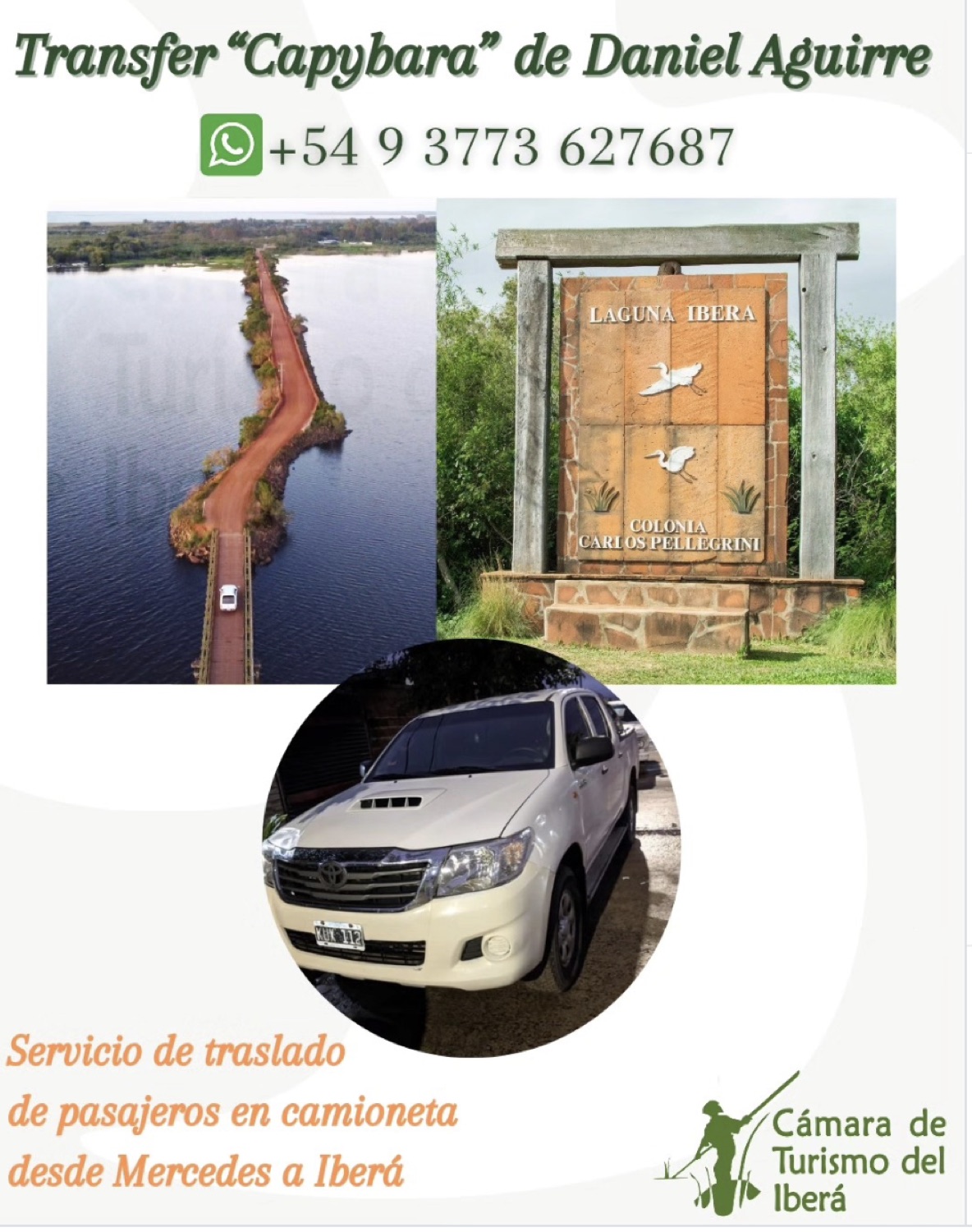 Servicio de traslado con Daniel Aguirre  -  Capybara Transfer