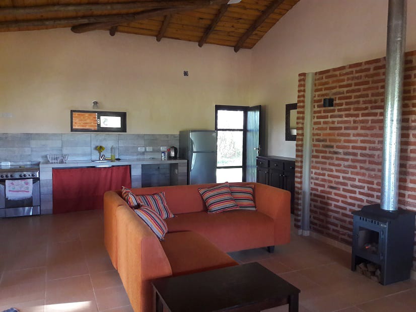 Cocina integrada al living