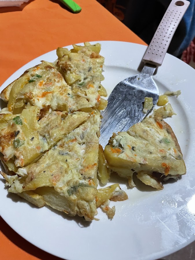 Tortilla de papas, uno de los platos más pedidos