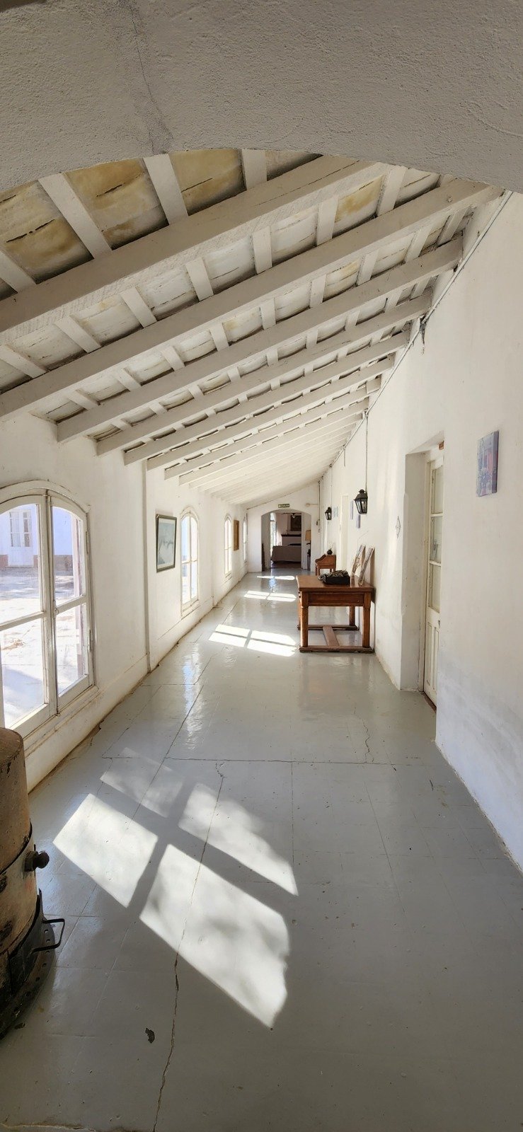 Indoor gallery of the main house