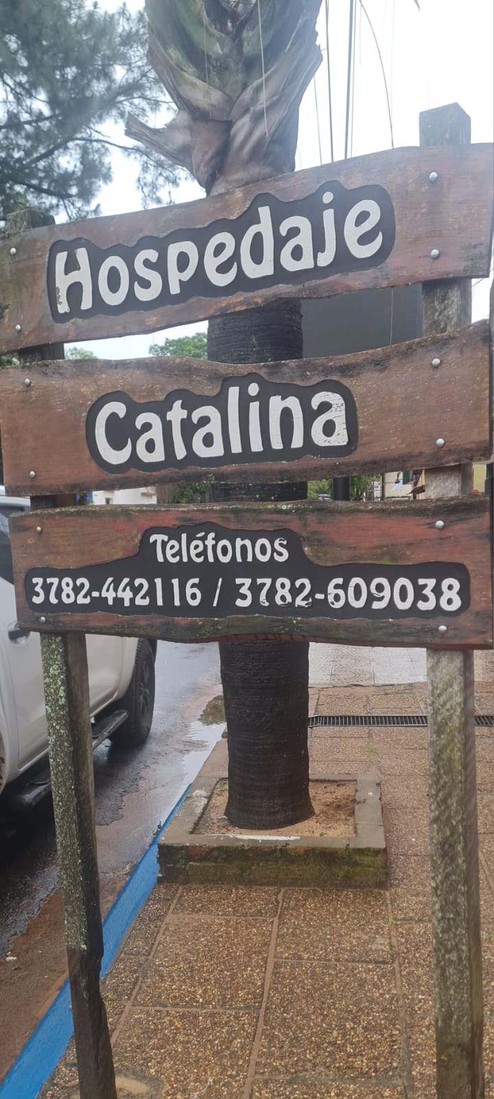 The sign at the entrance