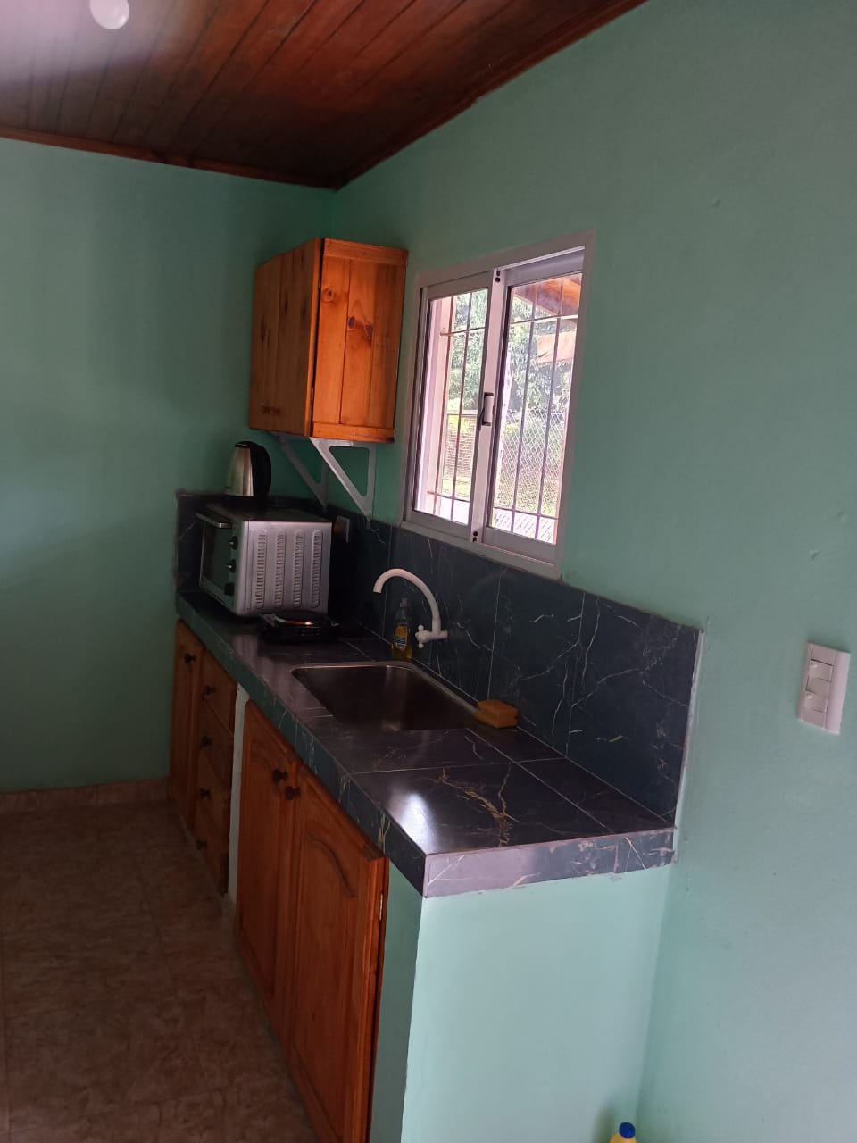 The kitchenette