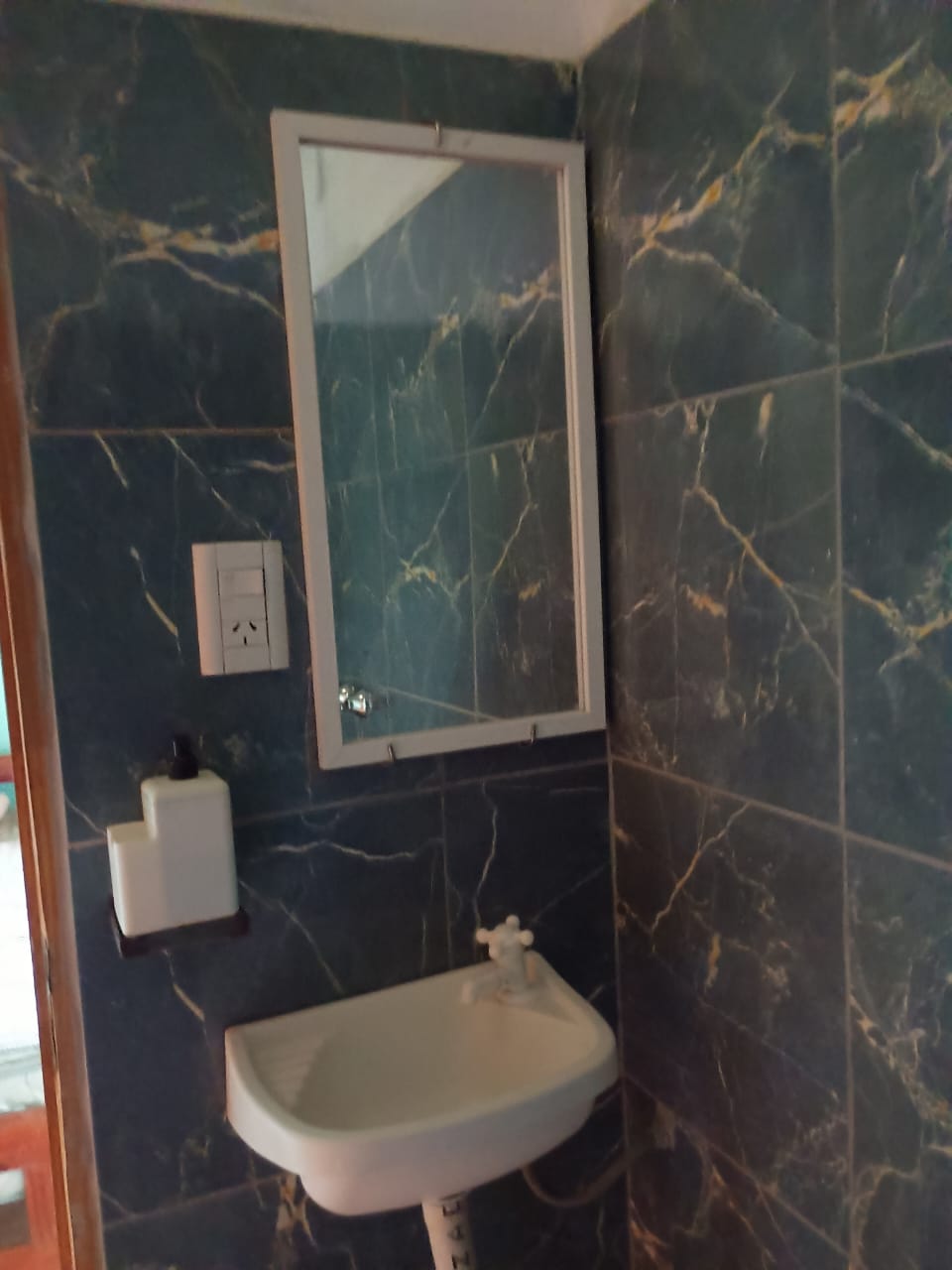 The bathroom