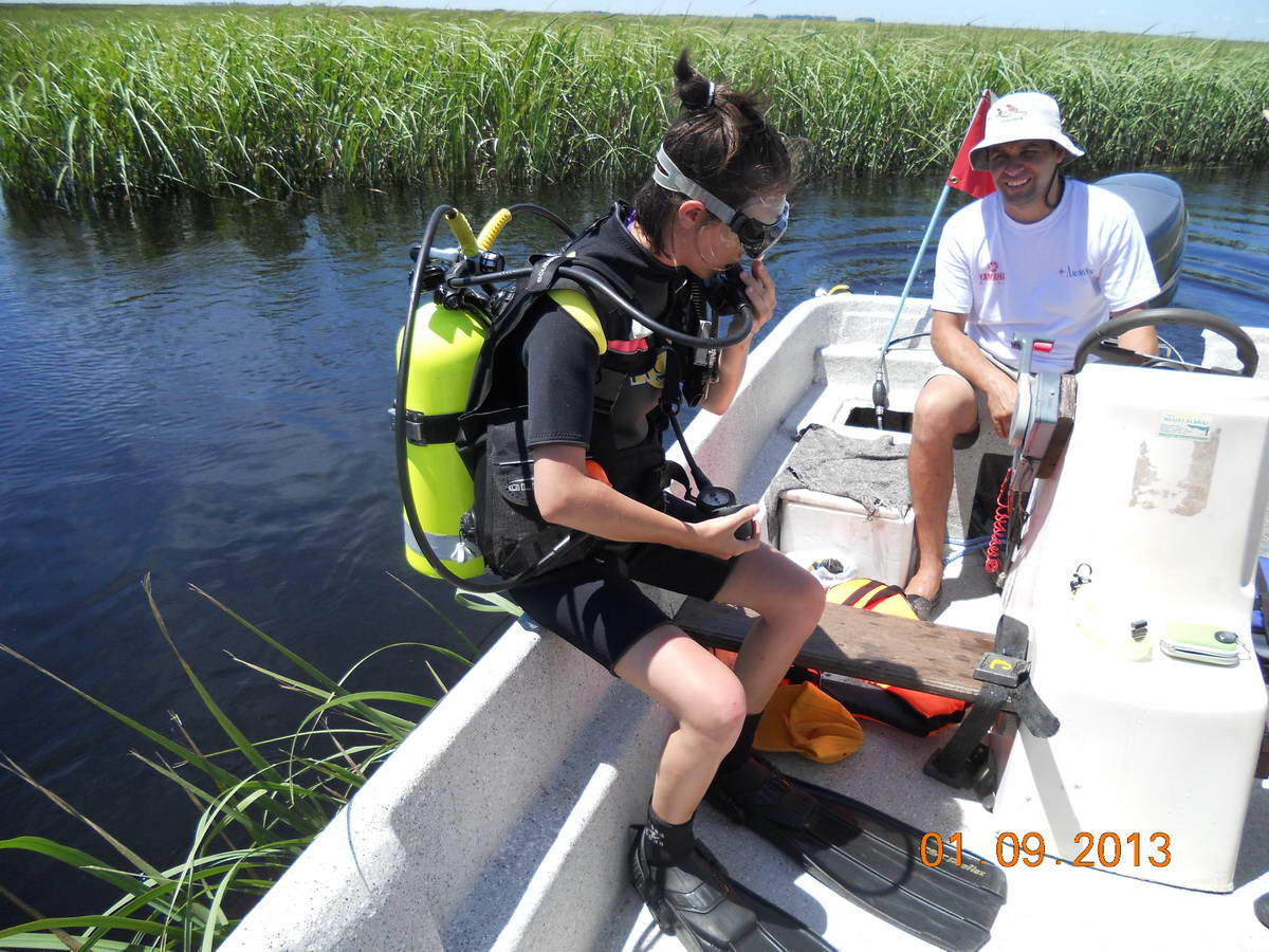 Buceo en los esteros  -  educación ambiental y exploración subacuática