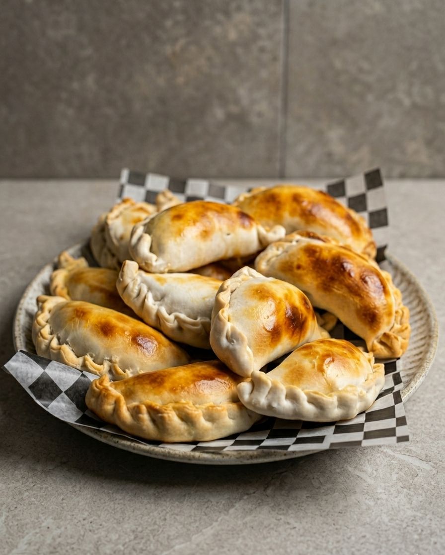 Empanadas al horno en el Kiwi Bar de Loreto, clasicas y abundantes