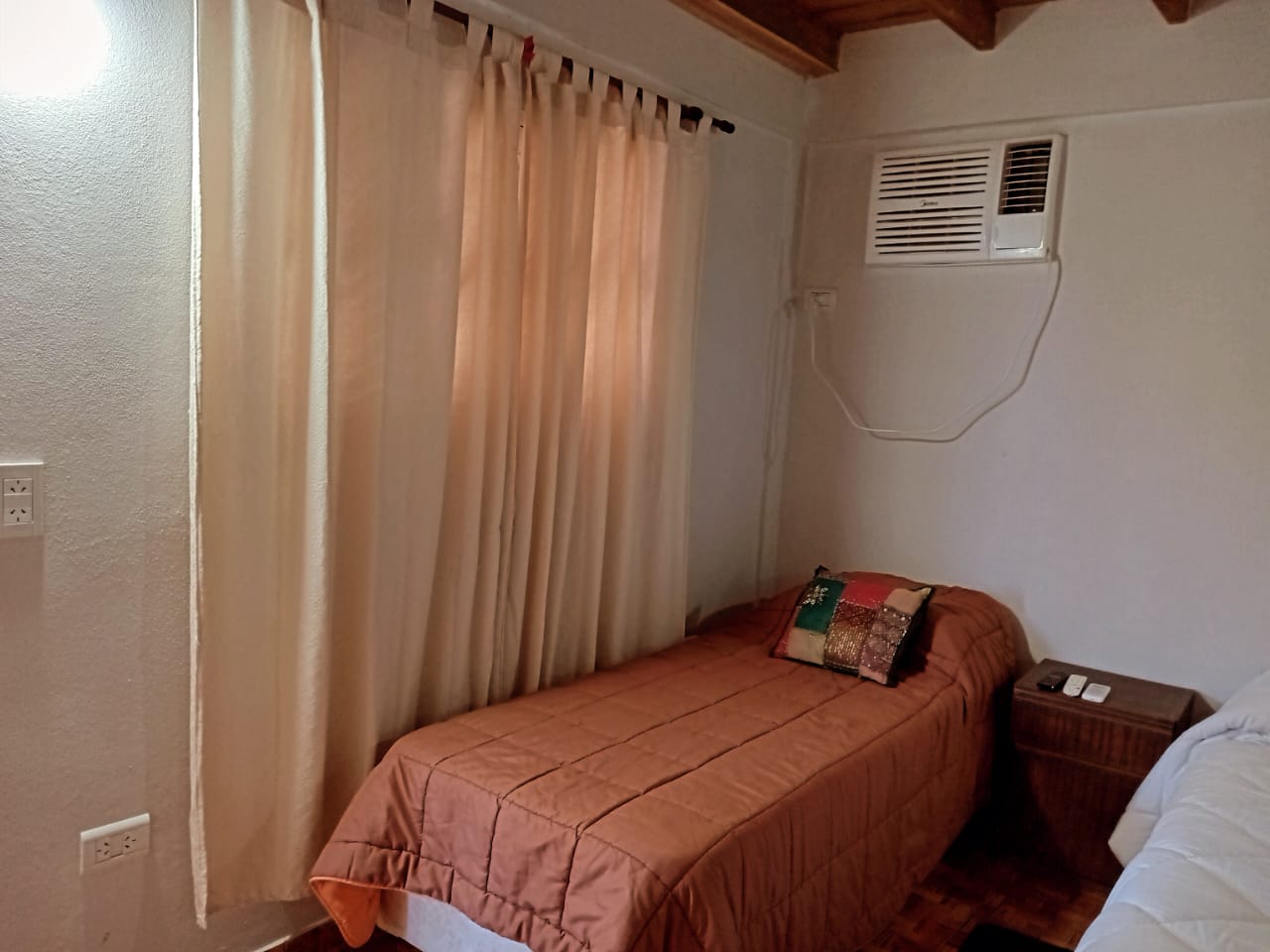 The two single beds
