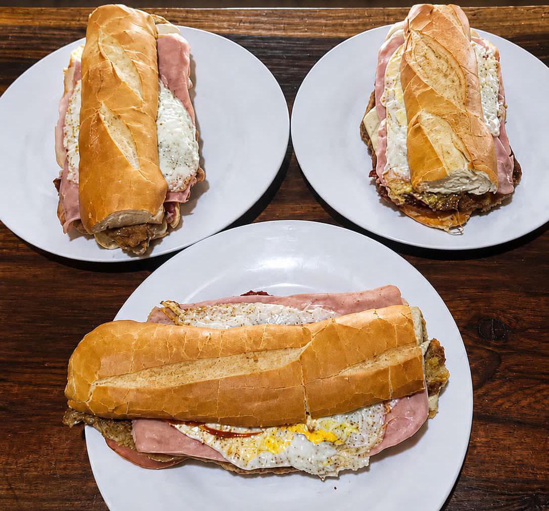 Milanesa sandwiches