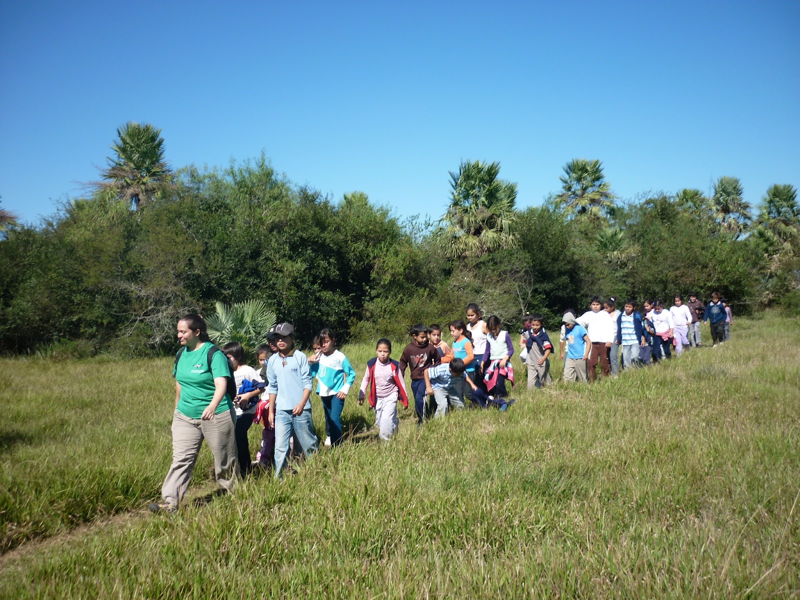Caminata guiada por los senderos