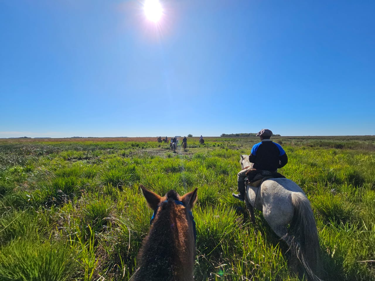 Cabalgata por los esteros y pastizales