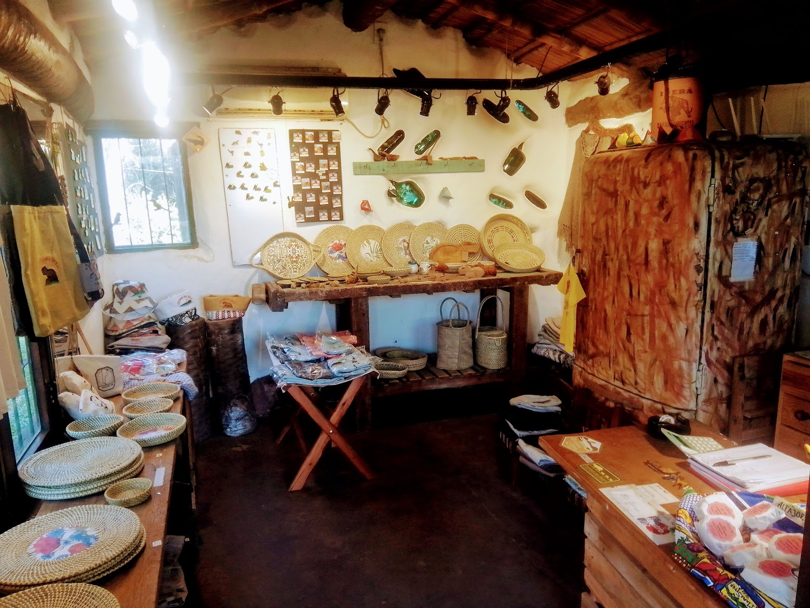 The workshop and shop inside